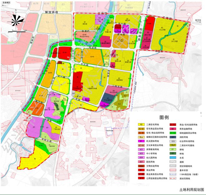 鲖城镇未来规划图解