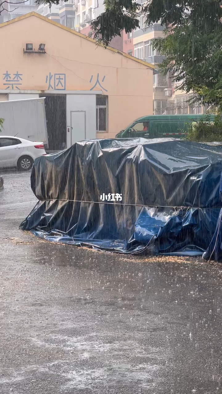 大连迎来夏日雨露，喜看暴雨新景象